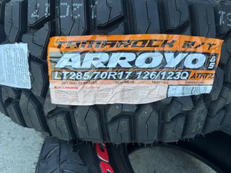 285/70/17 Arroyo Selling a set of new tires with a 50,000-mile warranty ✅🤩