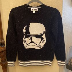 NWT~STAR WARS Kids Black Darth Vader Sweater Size 12 Yrs-Unisex