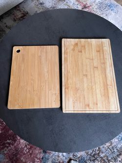 2 Bamboo Cutting Charcuterie Boards