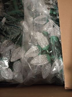 Christmas lights w/ spring clips