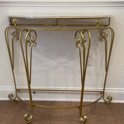  Console Table Classical Gold Frame Entryway Table