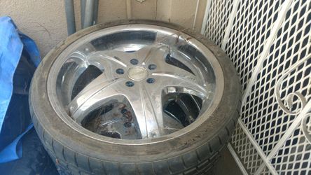 Rim and tire combo