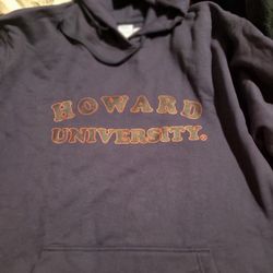 New Howard University Hoodie Pull Over Jacket Sx XL