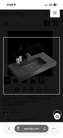 36" Bathroom Vanity with three drawers, Pre-assembled with integrated quartz basin.