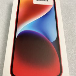iPhone 14 New In The Box, 128 Gb Tmobile Metro Under Warranty Red