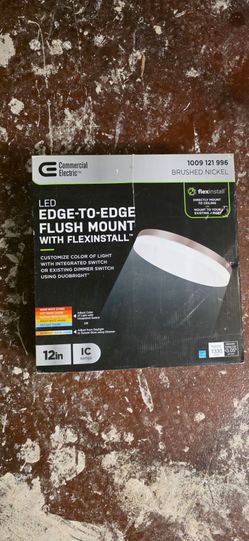 Commercial Electric 12in LED Flush Mount Light