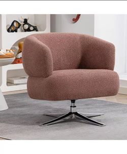Red Swivel Cuddle Chair - Balcony, Study, Living Room by Streamdale Furniture
