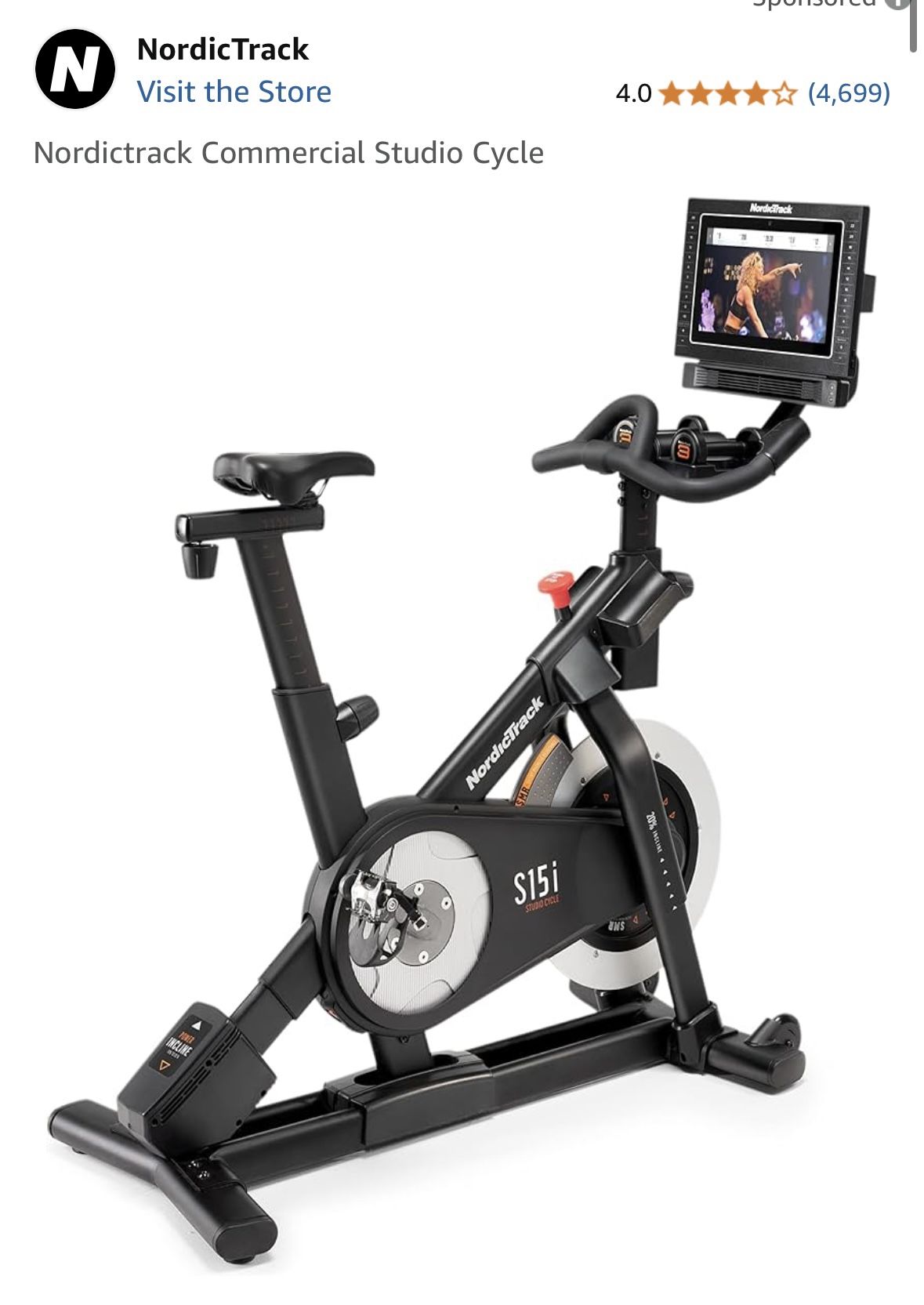 Nordictrack Commercial  Studio Cycle S15i
