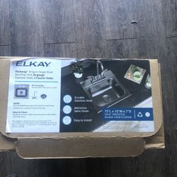 Elkay 15” Stainless Sink Brand New