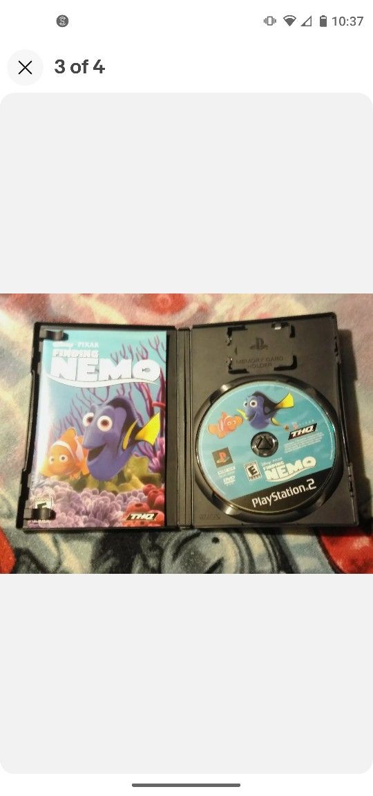 Finding Nemo Playstation 2 PS2 Complete Video Game