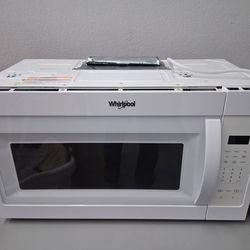 Whirlpool underneath microwave