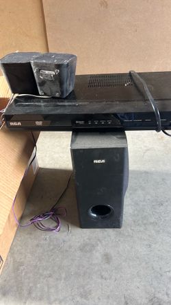 DVD player with sound system