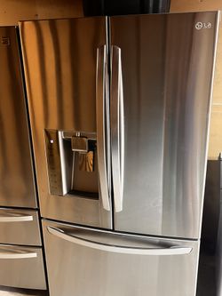 LG 3 Door Stainless Steel Refrigerator 
