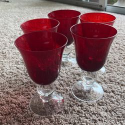 Pokat Windlicht Stuck Rotes Glass Fa. Gide