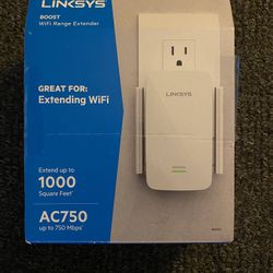 Linksys Boost WiFi Range Extender AC750 (RE6300)