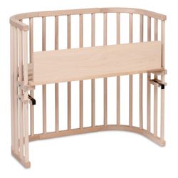 Natural Wooden Bedside Bassinet