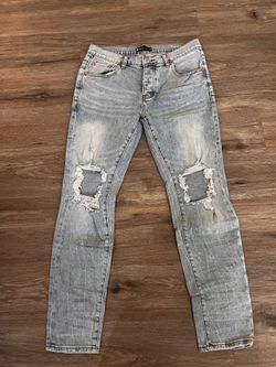 Purple jeans