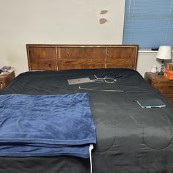 Bed Frame, Night Stands, And Dresser