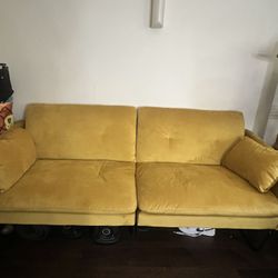 Yellow Couch/Futon