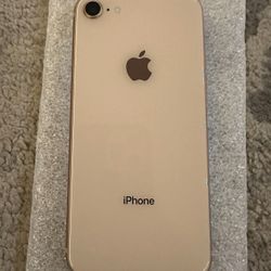 Apple iPhone 8 64gb Gold Color Unlocked   AT&T and T-Mobile  Cricket and metro pcs  Tigo and Movistar   Works great 