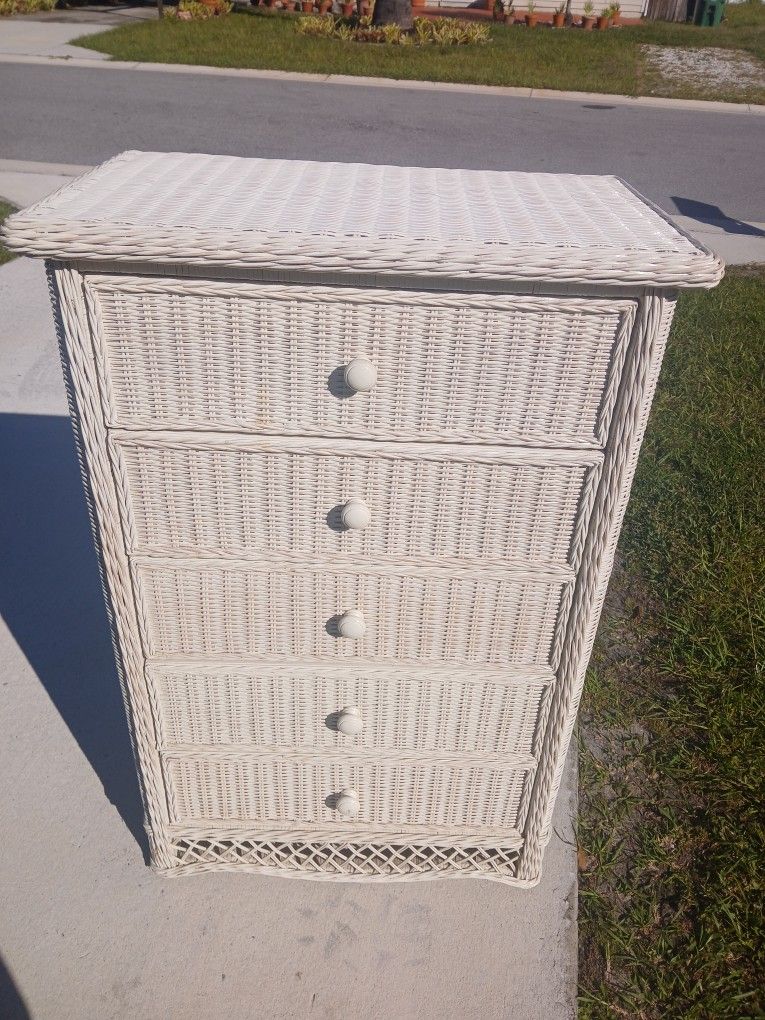 Wicker Dresser 