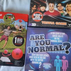 3 BOARD GAMES 1 PUZZLE  1 Kickball 