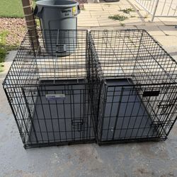 2 Dog Crates