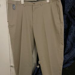 Mens Beige Khaki Pant … No iron Size44x29L
