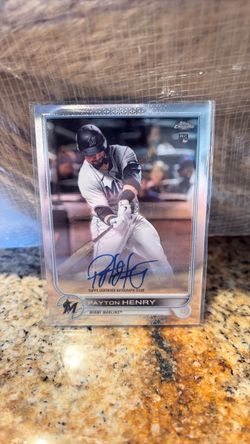 Autograph Payton Henry rookie card
