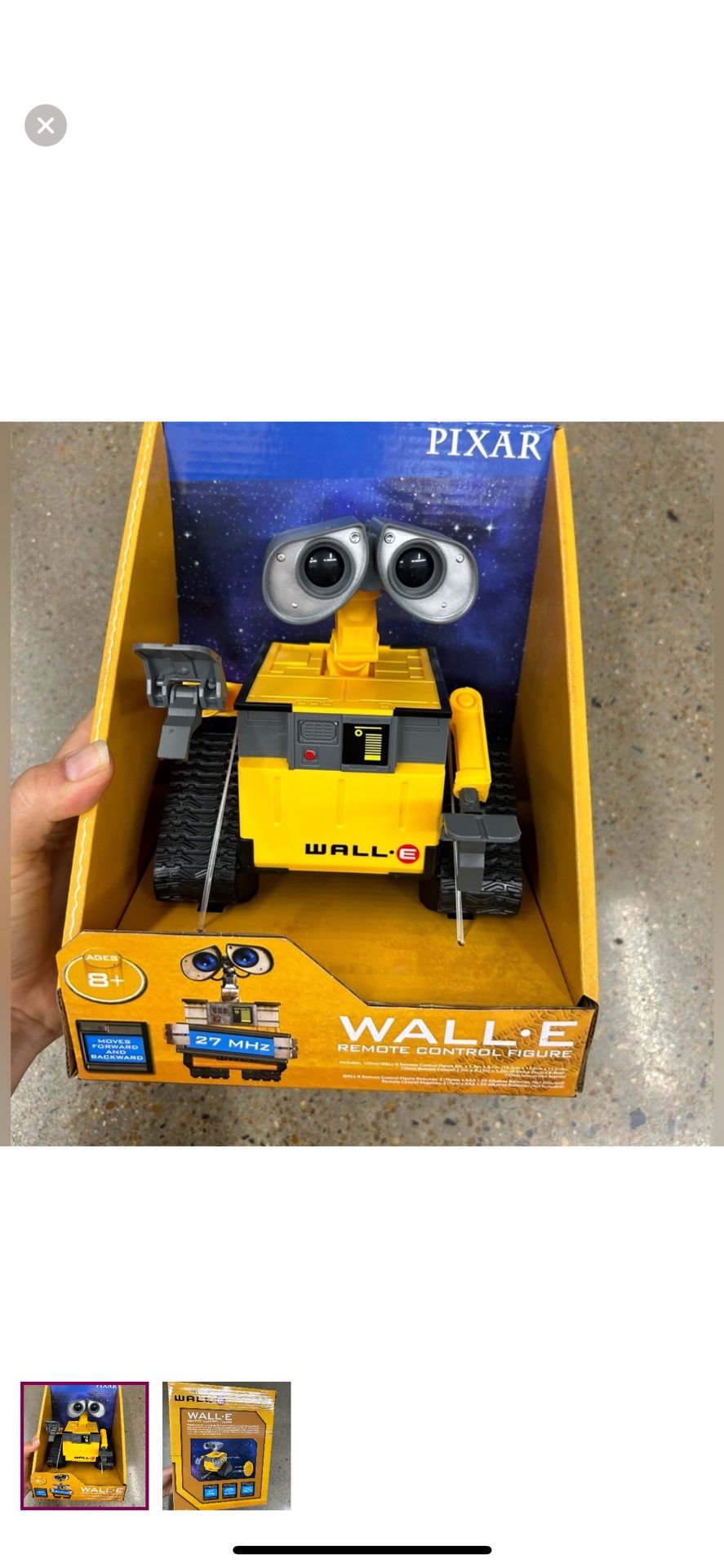 NWT Pixar Wall.E remote control figure