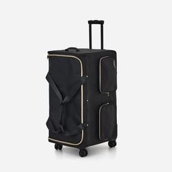 New in box rac n roll medium black w/ gold zipper