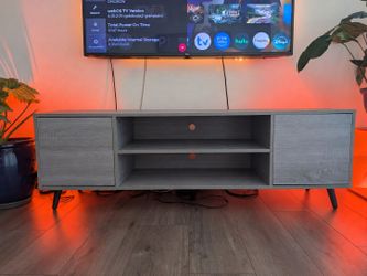 Mid-Century Modern TV Stand, 58"