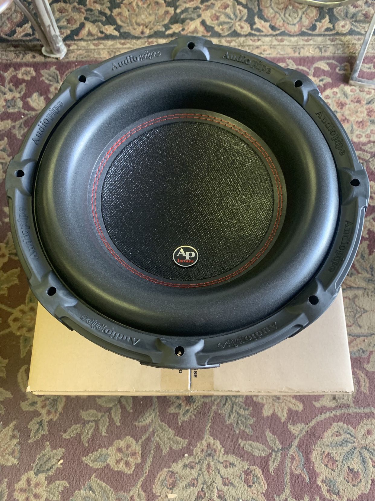 Audiopipe Car Audio. 12 Inch Car Stereo Subwoofer . 1200 Watts . Large Magnet Huge Surround . New