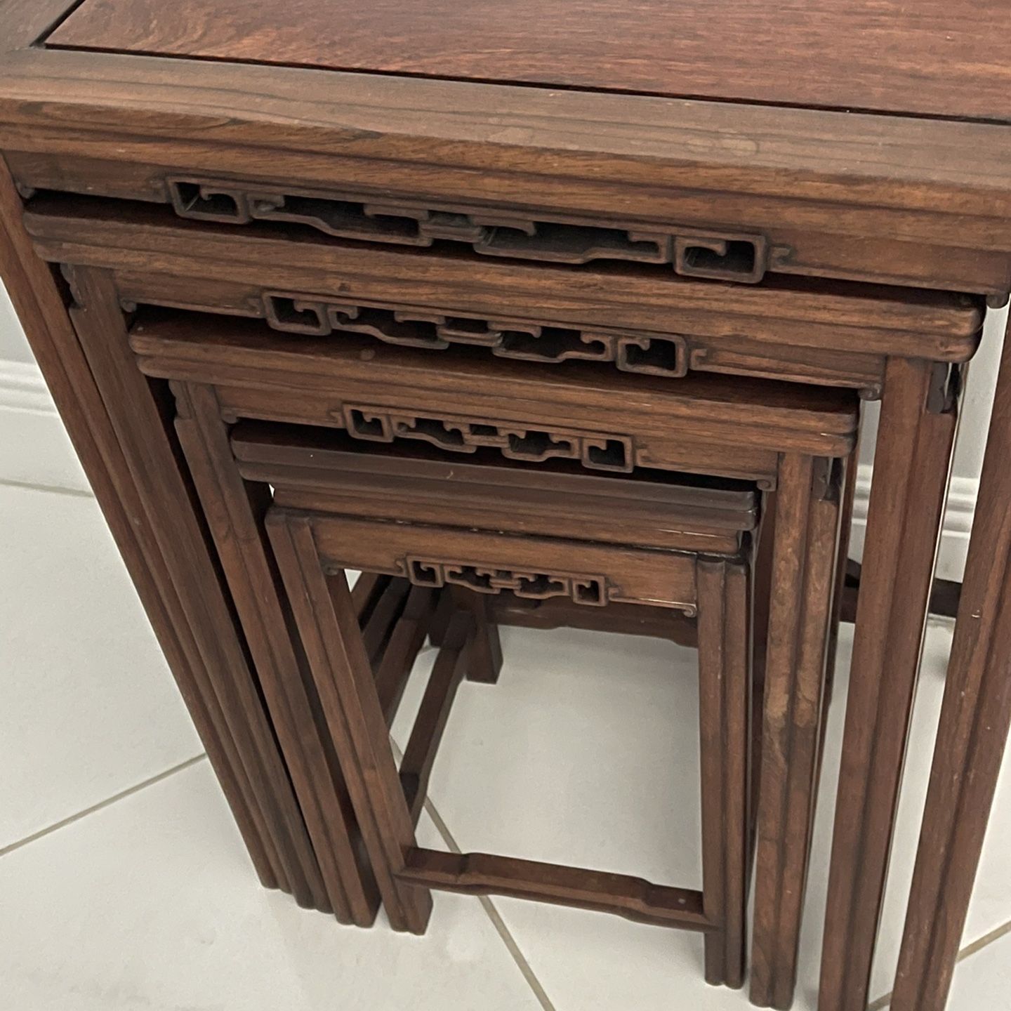 Antique Rosewood Nesting Tables