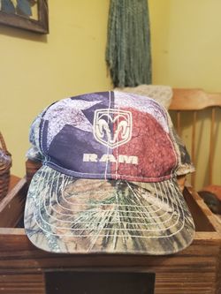 Texas DODGE RAM n Camouflaged Cap