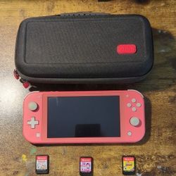 Pink Nintendo Switch Lite