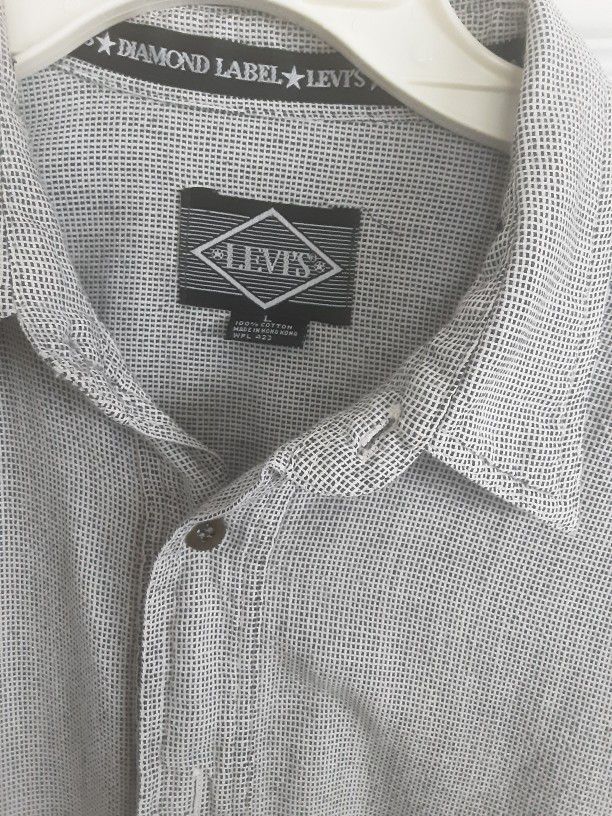 Levis Diamond Label Shirt Size Large