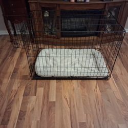 Dog Crate With Bed