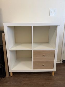 IKEA Kallax 2x2 white with drawers