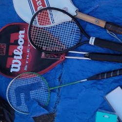 Rocketball And Tennis Rackets