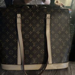 LOUIS VUITTON Babylone Monogram Shoulder Tote Bag Purse