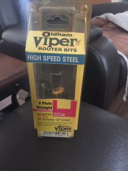 Viper high speed steel router bits all for 50 dollars