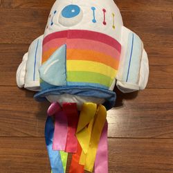 Large Rainbow Rocket Stuffie