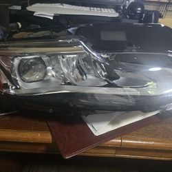 Fione Led Head Light Assembly Compatible With Chevy Malibu 2019 - 23 Right Side Only W/ Bulbs Projector Chrome Housing # 612 