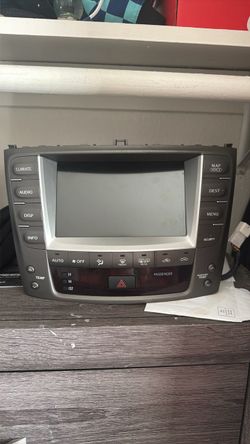 Stock Touchscreen stereo for 07 Lexus  is250