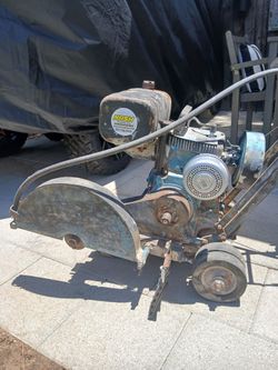 Vintage concrete saw