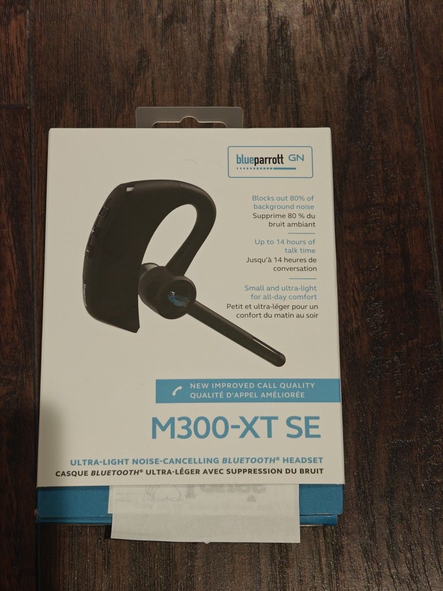 BlueParrott M300-XT SE Bluetooth Headset – Brand New Sealed