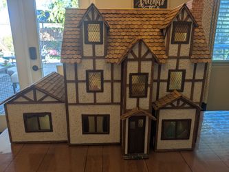 Tudor Style Antique Dollhouse