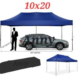 10x20  Pop up Canopy Tent Easy Up Outdoor Canopy Wedding Party Tents for Parties