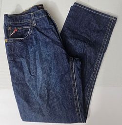 Ariat Men's FR Jeans M4 Relaxed Boot Cut Size 36x32 CAT2 Flame Resistance Denim